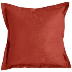 VENT DU SUD Coussin Volant Plat 45x45 Cm YOSHI Tomette, Par Vend Du Sud - Rouge