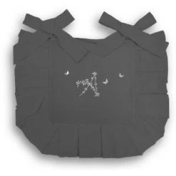 Dessus De Chaise 40x40x3 Cm En Coton AMBROISE, Par Soleil D'Ocre - Blanc