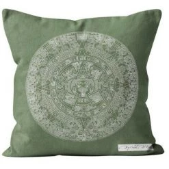 Housse De Coussin 40x40 Cm MAYA, Par Soleil D'Ocre - Vert