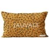 Housse De Coussin 32x50 Cm SAUVAGE, Par Soleil D'Ocre - Orange