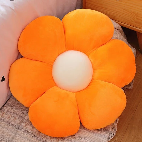 AIDUCHO Oreiller De Sol à Fleurs Mignon Coussin De Décoration Indie Oreiller Pour Filles Jouets En Peluche Pour Enfants Lecture De Coin Pour Regarder La Télévision (Orange, 30cm) 1 AIDUCHO Oreiller De Sol à Fleurs Mignon Coussin De Décoration Indie Oreiller Pour Filles Jouets En Peluche Pour Enfants Lecture De Coin Pour Regarder La Télévision (Orange, 30cm)