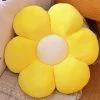 AIDUCHO Oreiller De Sol à Fleurs Mignon Coussin De Décoration Indie Oreiller Pour Filles Jouets En Peluche Pour Enfants Lecture De Coin Pour Regarder La Télévision (Jaune, 30cm)