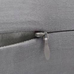 LANGRAY Housses De Coussin 4 Pcs Coton Gris 40x40 Cm Maison & Jardin -France Coussin et housse de coussin Soldes Boutique 53826521 3