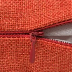 LANGRAY Housses De Coussin 4 Pcs Aspect De Lin Terre-cuite 50x50 Cm Maison & Jardin -France Coussin et housse de coussin Soldes Boutique 53826551 3