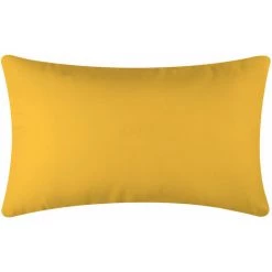 HOMEMAISON Coussin Outdoor Uni Rectangulaire Hawaï Curry 30 X 50 Cm - Curry
