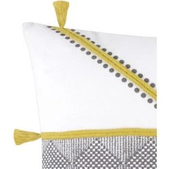 HOMEMAISON Coussin Au Style Ethnique Ecru 40 X 40 Cm - Ecru 5 HOMEMAISON Coussin Au Style Ethnique Ecru 40 X 40 Cm - Ecru -France Coussin et housse de coussin Soldes Boutique 53907840 3