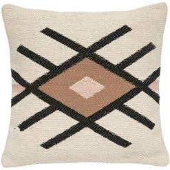 HOMEMAISON Coussin Ethnique à Jacquard épais Multicolore 45 X 45cm - Multicolore