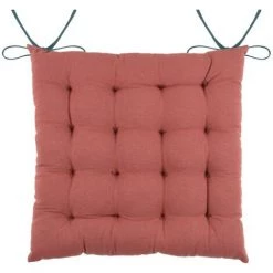 HOMEMAISON Galette De Chaise Biface Emeraude 40 X 40 Cm - Emeraude -France Coussin et housse de coussin Soldes Boutique 53907909 3