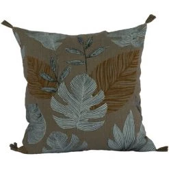 HOMEMAISON Coussin Déco Bi Faces Tournesol 45 X 45 Cm - Tournesol