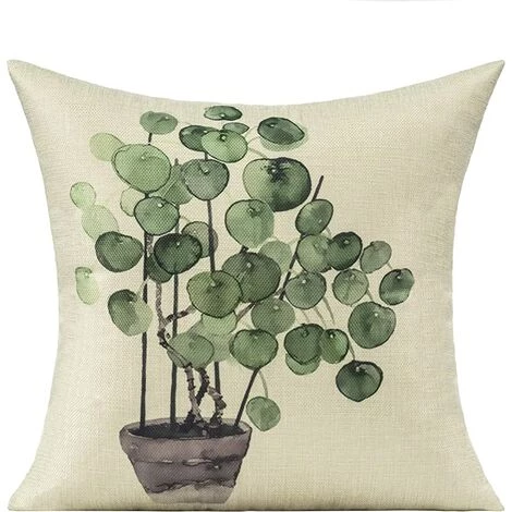 TANABATA Printemps Vert Pantes Housse De Coussin 45cmx45cm Décoratif Taie D'Oreiller De Feuilles Plantes Vertes Pour Décoration De Salon Canapé Salon Sofa Voiture Maison 5 TANABATA Printemps Vert Pantes Housse De Coussin 45cmx45cm Décoratif Taie D'Oreiller De Feuilles Plantes Vertes Pour Décoration De Salon Canapé Salon Sofa Voiture Maison – Image 5