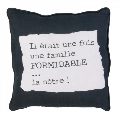 JARDIRICODECO Coussin Dehoussable Famille V2 40x40cm, 3-fois Ass 3 JARDIRICODECO Coussin Dehoussable Famille V2 40x40cm, 3-fois Ass – Image 3