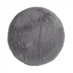 JARDIRICODECO Galette Chaise Imit Fourrure Fin Gris 34cm 5 JARDIRICODECO Galette Chaise Imit Fourrure Fin Gris 34cm -France Coussin et housse de coussin Soldes Boutique 53960475 3