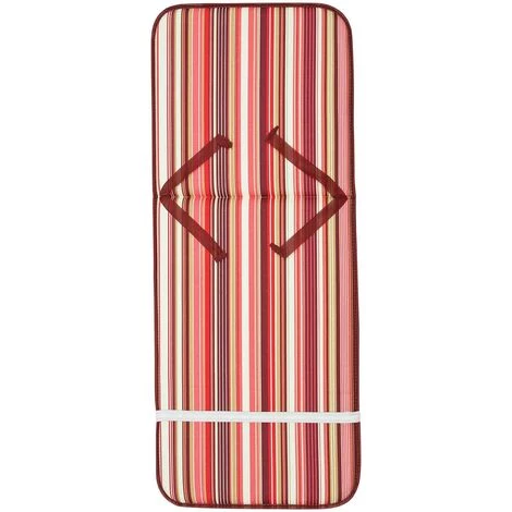 EMMEVI Coussin De Chaise Fauteuil Pliant Couverture De Chaise Doux Rayé - Rose 3 EMMEVI Coussin De Chaise Fauteuil Pliant Couverture De Chaise Doux Rayé - Rose – Image 3