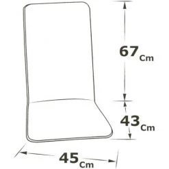 EMMEVI Coussin De Chaise Fauteuil Pliant Couverture De Chaise Doux Rayé - Rose 7 EMMEVI Coussin De Chaise Fauteuil Pliant Couverture De Chaise Doux Rayé - Rose -France Coussin et housse de coussin Soldes Boutique 54003287 4