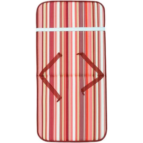 EMMEVI Coussin De Chaise De Jardin Housse De Chaise Pliant Dossier De Fauteuil Rayé - Rose 3 EMMEVI Coussin De Chaise De Jardin Housse De Chaise Pliant Dossier De Fauteuil Rayé - Rose – Image 3