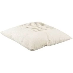 PT' Coussin En Coton 45 X 45 Cm Wave Ivoire - Ivoire -France Coussin et housse de coussin Soldes Boutique 54119518 3