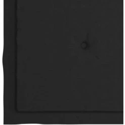 Hommoo Coussins De Chaise De Jardin 2 Pcs Noir 40x40x3 Cm Tissu -France Coussin et housse de coussin Soldes Boutique 54148987 5