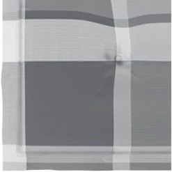 Hommoo Coussins De Chaise De Jardin 4pcs Carreaux Gris 50x50x3cm Tissu -France Coussin et housse de coussin Soldes Boutique 54150935 5