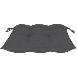 Hommoo Coussins De Chaise 2 Pcs Anthracite 50x50x7 Cm Tissu 8 Hommoo Coussins De Chaise 2 Pcs Anthracite 50x50x7 Cm Tissu -France Coussin et housse de coussin Soldes Boutique 54154321 4