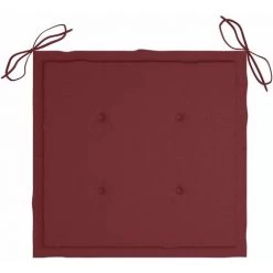 Hommoo Coussins De Chaise De Jardin 2 Pcs Bordeaux 40x40x3 Cm Tissu 8 Hommoo Coussins De Chaise De Jardin 2 Pcs Bordeaux 40x40x3 Cm Tissu -France Coussin et housse de coussin Soldes Boutique 54167480 4