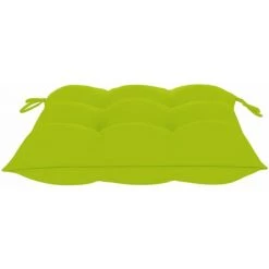 Hommoo Coussins De Chaise 2 Pcs Vert Vif 40x40x7 Cm Tissu -France Coussin et housse de coussin Soldes Boutique 54167521 4
