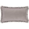 Coussin Déhoussable 30 X 50 Cm Gris Clair FUIENKO