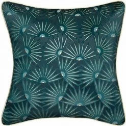 Housse De Coussin 40 X 40 Cm Bleu Canard FUIENKO