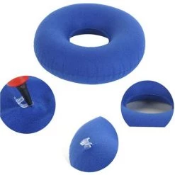 ALMI Coussin D’Assise Gonflable En Anneau,Oreiller D'hémorroïde Médical Confortables,Bouée Médicale Escarres,Beignet De Coussin De Siège,Coussin Rond Gonflable,Coussin De Siège Médical. (bleu Marin) -France Coussin et housse de coussin Soldes Boutique 54445956 4