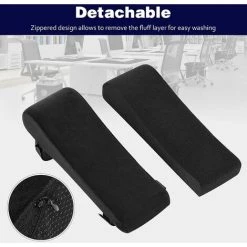 READCLY Coussin D'Accoudoir, Coussin De Bras De Chaise En Mousse à Mémoire Aide à Soulager Votre Stress, Coussin De Coude Ergonomique Pour Les Chaises De Bureau, Les Fauteuils Roulants, Noir 9 READCLY Coussin D'Accoudoir, Coussin De Bras De Chaise En Mousse à Mémoire Aide à Soulager Votre Stress, Coussin De Coude Ergonomique Pour Les Chaises De Bureau, Les Fauteuils Roulants, Noir -France Coussin et housse de coussin Soldes Boutique 54471479 5