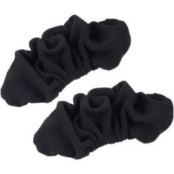 READCLY Imikeya Housse Pour Accoudoirs De Chaise De Bureau Avec Bande élastique Noir