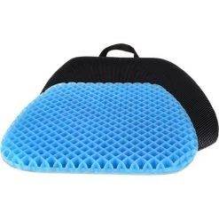 READCLY Coussin De Siège Orthopédique En Gel De Qualité Supérieure | 43 X 38 Cm | Pour Voiture, Un Camion, Chaise De Bureau, Fauteuil Roulant | Soulage Les Escarres, Soulagement De La Douleur Du Coccyx