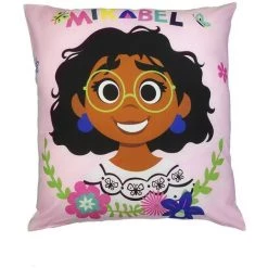ZORLU Coussin Carré - Disney Encanto Mirabel Et Antonio - Recto Verso - 45x45 Cm - Multicolor