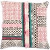 PRIVATEFLOOR Coussin Carré Design Boho Bali, En Coton, Coussin + Rembourrage - Cecilia Multicolore - Coton - Multicolore