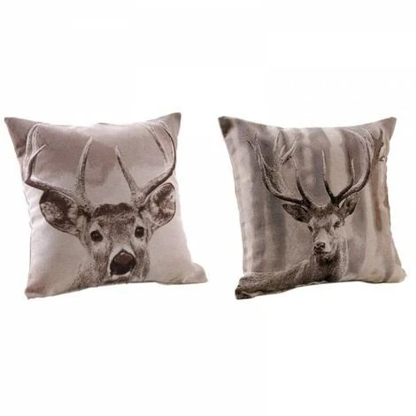 JARDIBRICODECO Coussin Cerf En Coton 1 JARDIBRICODECO Coussin Cerf En Coton