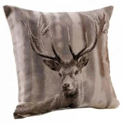 JARDIBRICODECO Coussin Cerf En Coton 5 JARDIBRICODECO Coussin Cerf En Coton -France Coussin et housse de coussin Soldes Boutique 55334208 3
