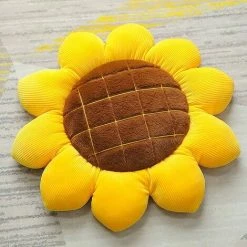 Coussin En Forme De Fleur De Tournesol Pour Enfants, Triomphe Canapé, Chaise, Coussin Pour Chambre De Fille Et Chambre De Bébé, Décoration D'intérieur (tournesol, 40 Cm) -France Coussin et housse de coussin Soldes Boutique 55394507 4