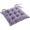 1001KDO POUR LA MAISON Coussin De Chaise Coton Recycle Grand Mistral Lilas