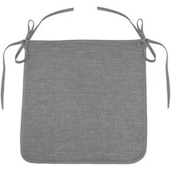1001KDO POUR LA MAISON Coussin Galette De Chaise Chambray Newtons Gris