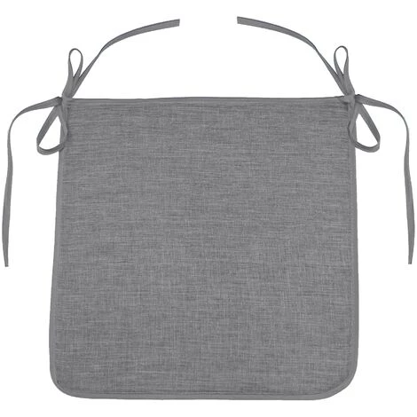 1001KDO POUR LA MAISON Coussin Galette De Chaise Chambray Newtons Gris 1 1001KDO POUR LA MAISON Coussin Galette De Chaise Chambray Newtons Gris