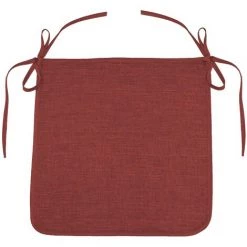 1001KDO POUR LA MAISON Coussin Galette De Chaise Chambray Newtons Carmin