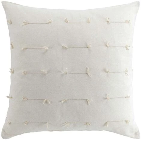 1001KDO POUR LA MAISON Housse De Coussin 60x60cm Fileos Naturel 1 1001KDO POUR LA MAISON Housse De Coussin 60x60cm Fileos Naturel