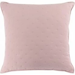 1001KDO POUR LA MAISON Housse De Coussin Microfibre 60x60 Cm Mellew Rose