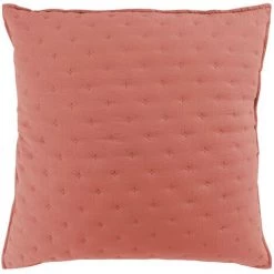 1001KDO POUR LA MAISON Housse De Coussin Microfibre 60x60 Cm Mellew Terracotta