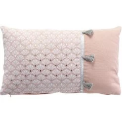 1001KDO POUR LA MAISON Coussin 30x50cm Metallise Art-Chic Rose