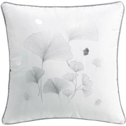 1001KDO POUR LA MAISON Coussin 40 X 40 Cm Bloomy Blanc