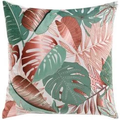 1001KDO POUR LA MAISON Coussin Déhoussable Velours Tropical