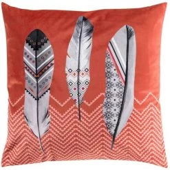 1001KDO POUR LA MAISON Coussin Déhoussable Velours Plume Indienne