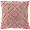 1001KDO POUR LA MAISON Coussin Déhoussable Zainas Rose 45cm