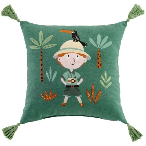 1001KDO POUR LA MAISON Coussin Leo Explorateur Et Ses Animaux 40cm 1 1001KDO POUR LA MAISON Coussin Leo Explorateur Et Ses Animaux 40cm