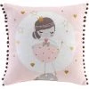 1001KDO POUR LA MAISON Coussin Petite Princesse 40x40cm